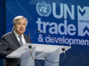 UN Chief warns global tensions threaten international trade
