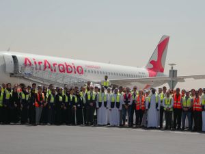 Sharjah Airport employees conducting FOD removal procedure in collaboration with Sharjah Aviation Services