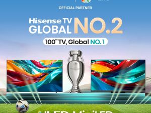 Hisense TV Ranked No. 2 Globally in Q1 2024