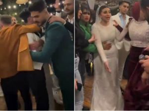 شجار حاد بين زوجين في ليلة زفافهما