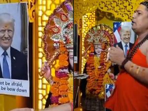 Hindu group holds prayers for Donald Trump's safty