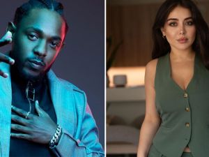 Haya Maraachli, Syrian actress, and Kendrick Lamar