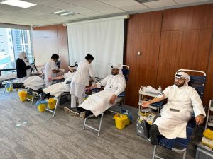 KIB يختتم حملته السنوية للتبرّع بالدم بالتعاون مع بنك الدم المركزي الكويتي