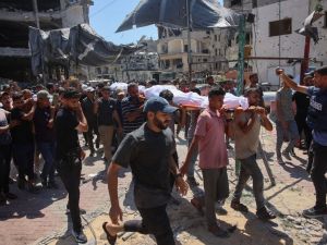 استهداف مراكز ايواء النازحين في قطاع غزة