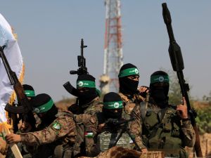 مقاتلون من حركة حماس في قطاع غزة