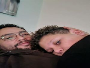 الفنان أحمد رزق ونجله عمر المتهم بحادثة الجيزة
