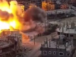 جنود من اللواء 401 قاموا بتفجير خزان المياه باستخدام عبوات ناسفة