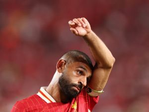 محمد صلاح (Photo by Charly TRIBALLEAU / AFP)