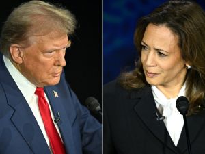 Trump and Harris 