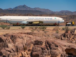 Photos of 3 Boeing planes on Saudi Arabia streets spark controversy