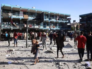 Israeli massacre on a UN run school in Gaza 