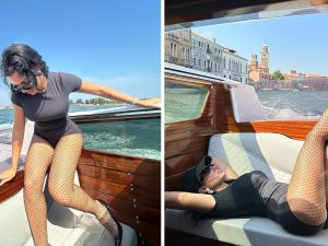 Georgina Rodríguez attends Venice Film Festival