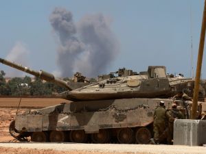 دبابة اسرائيلية في قطاع غزة