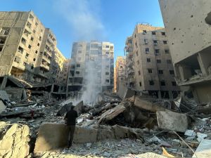 ضربة جوية استهدفت المقر المركزي لحزب الله في الضاحية الجنوبية لبيروت