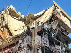استهداف مبنى سكني في الضاحية الجنوبية في بيروت