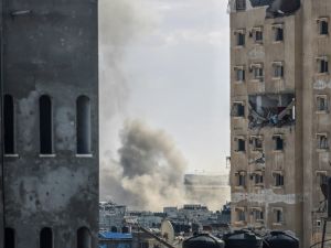 مبان مدمرة في قطاع غزة، جراء العدوان الاسرائيلي