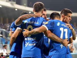 الهلال يتفوق على الشرطة (Photo by Fayez NURELDINE / AFP)