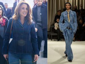 الملكة رانيا تسافر إلى التسعينيات وتطل بإطلالة ملكية راقية بسحر الدينيم