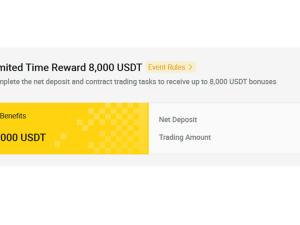 تطلق حملة مكافأة ترحيبية جديدة بقيمة 8100  USDT لمكافأة المستخدمين بفوائد سخية