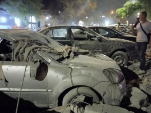 دمار جراء غارة اسرائيلية على دمشق / أرشيفية