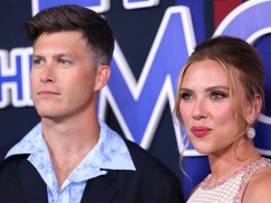 Scarlett Johansson Colin Jost