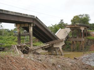 Bridge collapses