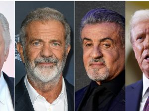 Donald Trump, Mel Gibson, Jon Voight, Sylvester Stallone