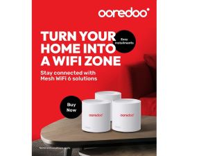تغطية إنترنت منزلي بلا انقطاع مع تقنية Mesh الجديدة من Ooredoo: إعداد سهل وسرعة فائقة مدعومة بالذكاء الاصطناعي 