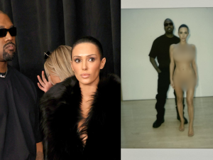 Kanye West and Bianca Censori
