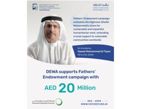 DEWA contributes AED 20 million to Fathers’ Endowment campaign