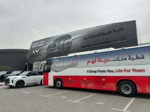 INFINITI of Arabian Automobiles Partners with Sharjah’s Blood Transfusion and Research Center to Celebrate 10 Years of Community Impact with ‘Life Loop’ Blood Donation Drive