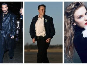 Rapper Drake / Elon Musk / Taylor Swift 