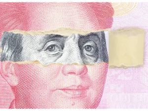 العملة الصينية تصل لأدنى مستوى منذ 2007, المصدر shutterstock