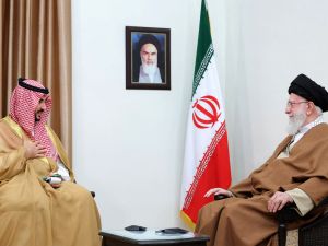 Saudi Defense Minister meets Khamenei in Tehran 