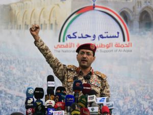 Houthis launch missile and drone strikes on US carriers