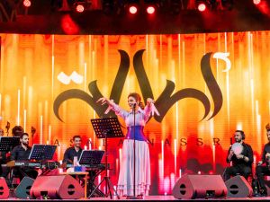 Global Village brings stardom to the Main Stage with a soulful musical performance by Assala Nasri