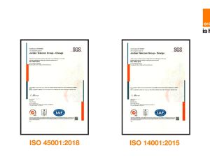 Orange Jordan Affirms Leadership in Occupational Safety and Environmental Standards with ISO Renewals