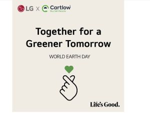 LG electronics partners with cartlow to champion sustainable e-waste recycling for earth day