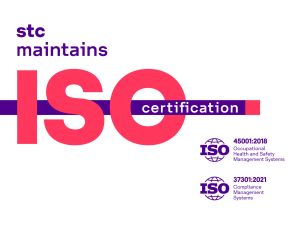 stc earns ISO 45001:2018 and ISO 37301:2021 certification