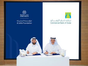 Al Jalila Foundation receives AED 10 Million from Commercial Bank of Dubai