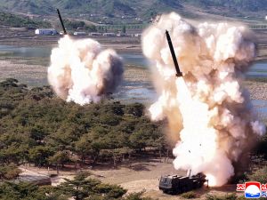 North Korea fires 10+ ballistic missiles near U.S.-South Korea bases 