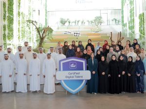du graduates a group of Emirati nationals from the second cohort of the “Digital Talent” programme