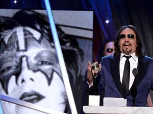 Inductee Ace Frehley of KISS (Larry Busacca/Getty Images/AFP) Ace Frehley of KISS
