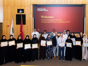 Four high school students win WCM-Q essay competition