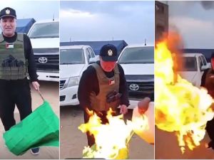 Palestinian militia leader Hussam Al-Astal