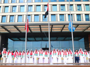 flydubai marks UAE Flag Day