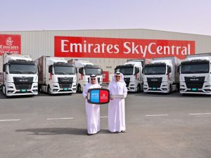 الإمارات للشحن الجوي تُحدّث أسطول شاحناتها البرية بإضافة مركبات Euro 6 المتطورة