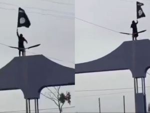 Syria's Raqqa, ISIS flag