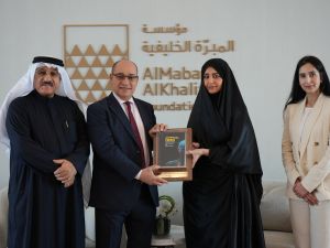 HH Shaikha Zain bint Khalid Al Khalifa Receives Professors Abdulla Al Hawaj and Mansoor Alaali and Reviews Projects by MKF Affiliates