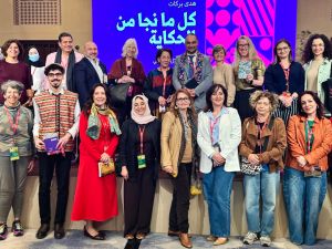 AUB Graduate Students Engage Global Peers at the Emirates Airline Festival of Literature 2026